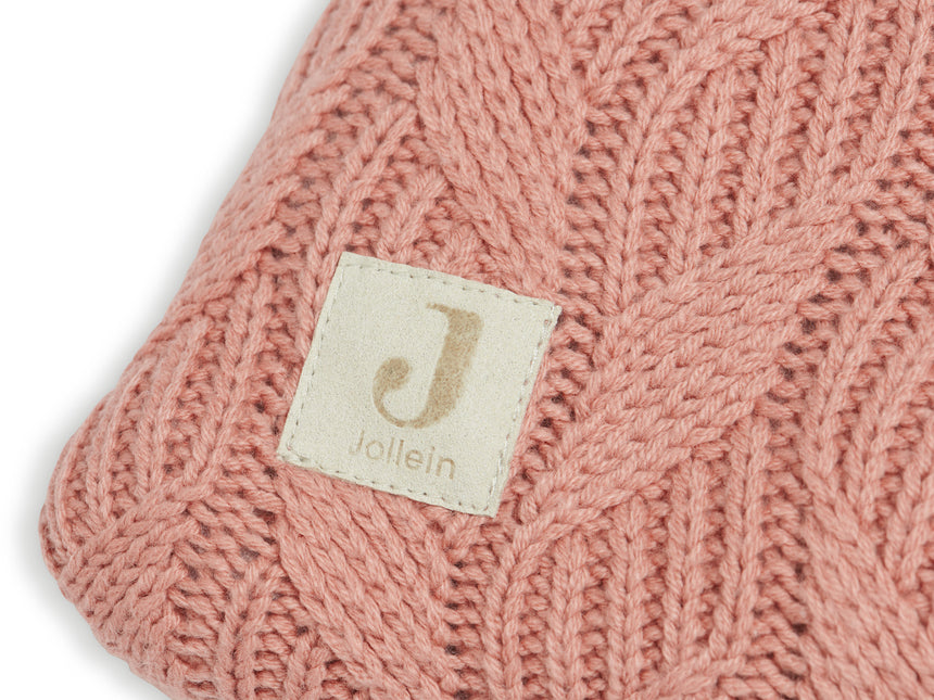 Jollein Aankleedkussenhoes Spring Knit Rosewood 75x85cm