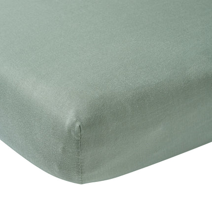 Meyco Hoeslaken Jersy Boxmatras Stone Green 75x95cm