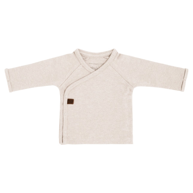 Baby's Only Overslag Shirt Baby Melange Warm Linen Prematuur