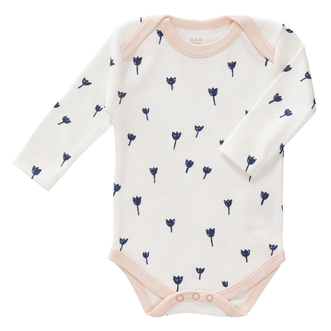 Fresk Romper Lange Mouw Tulip Indigo Blue