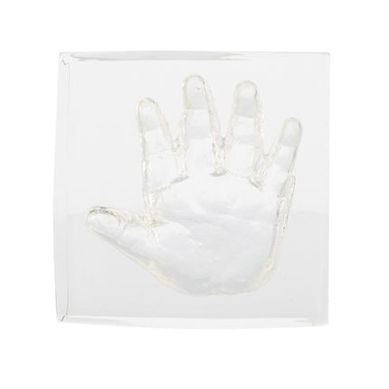 Dooky Fotolijst Crystal Memories 2D Hand Voet Afdruk 10X10Cm