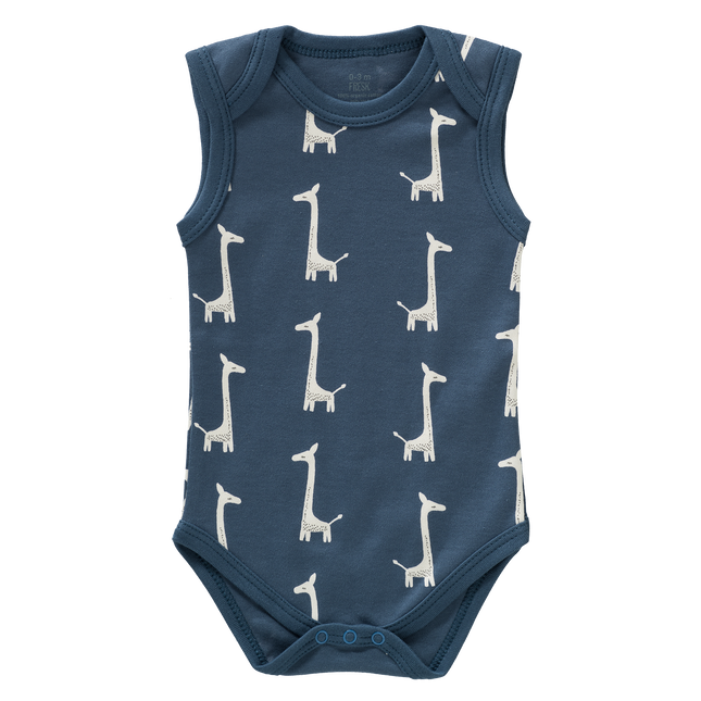 Fresk Romper Zonder Mouw Giraf Indigo Blue