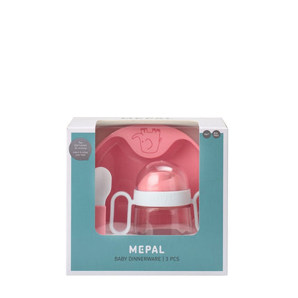 Mepal Kinderservies Set Mio 3 delig Deep Pink