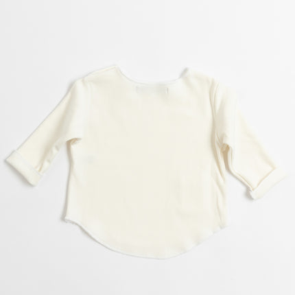 Bamboom Baby Shirt Lange Mouw Creme