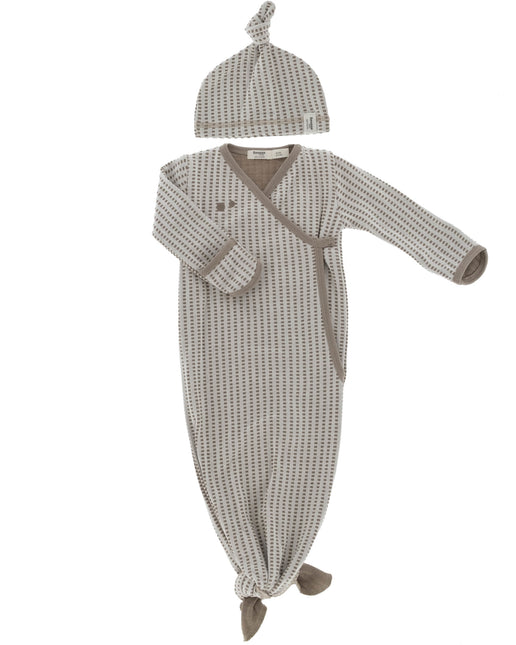 Snoozebaby Slaapzak Baby Cocon Incl Hat Warm Brown 60cm