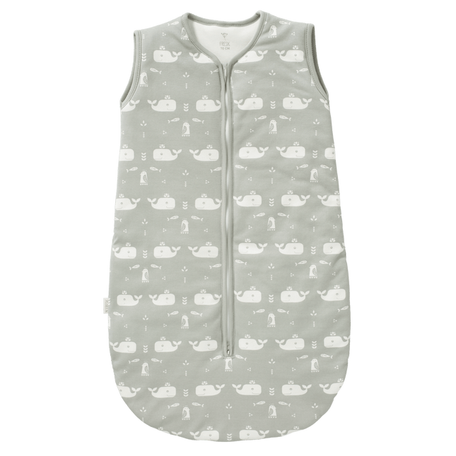 Fresk Slaapzak Baby Slaapzak Met Lichte Voering Whale Dawn Grey - Fresk - Babywinkel - 8718754237666