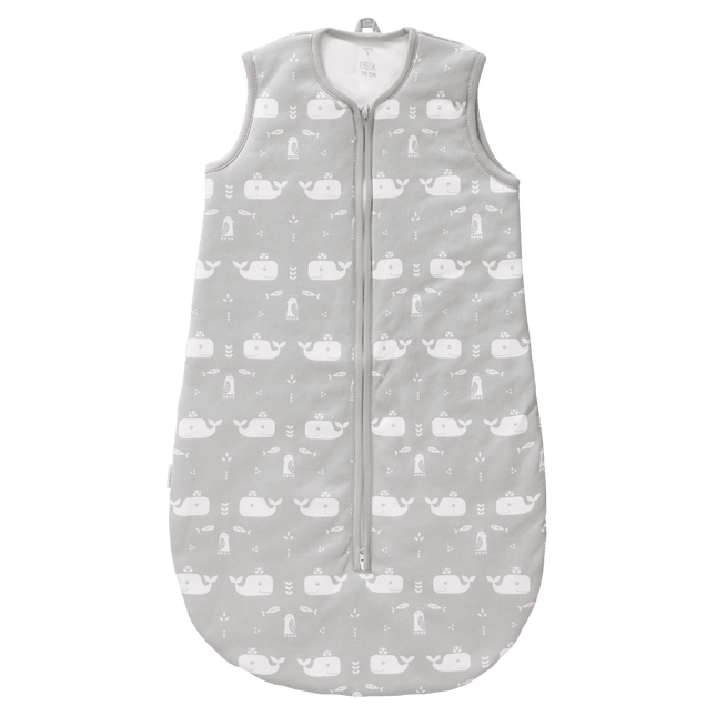 Fresk Slaapzak Baby Slaapzak Met Lichte Voering Whale Dawn Grey - Fresk - Babywinkel - 8718754237666