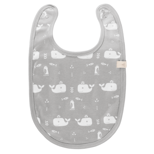 Fresk Slabbetje Whale Dawn Grey - Fresk - Babywinkel - 8718754235471