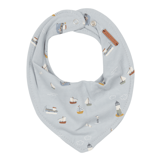 Little Dutch Slabbetje Bandana Sailors Bay Blue - Little Dutch - Babywinkel - 8720168537546