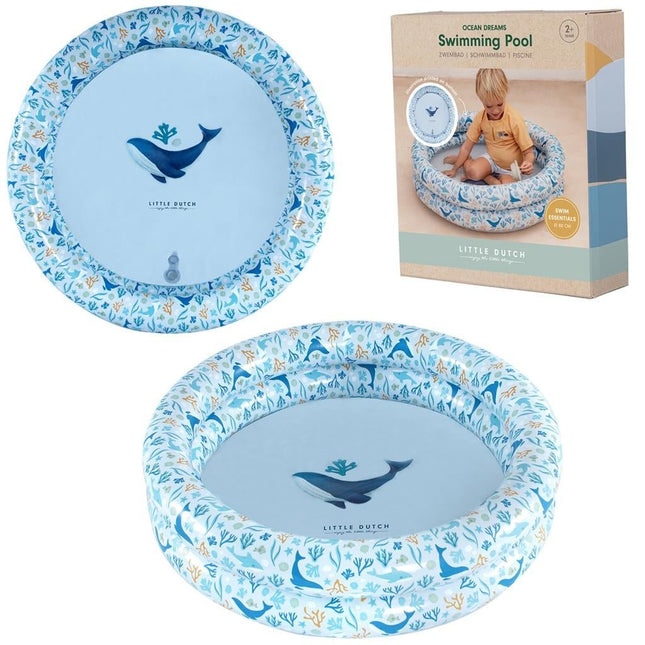 Little Dutch Zwembad Ocean Dreams Blue 80cm - Little Dutch - Babywinkel - 8712051128566