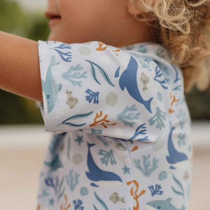 Little Dutch Zwemshirt Kind Korte Mouwen Ocean Dreams Blue - Little Dutch - Babywinkel - 8720986871051