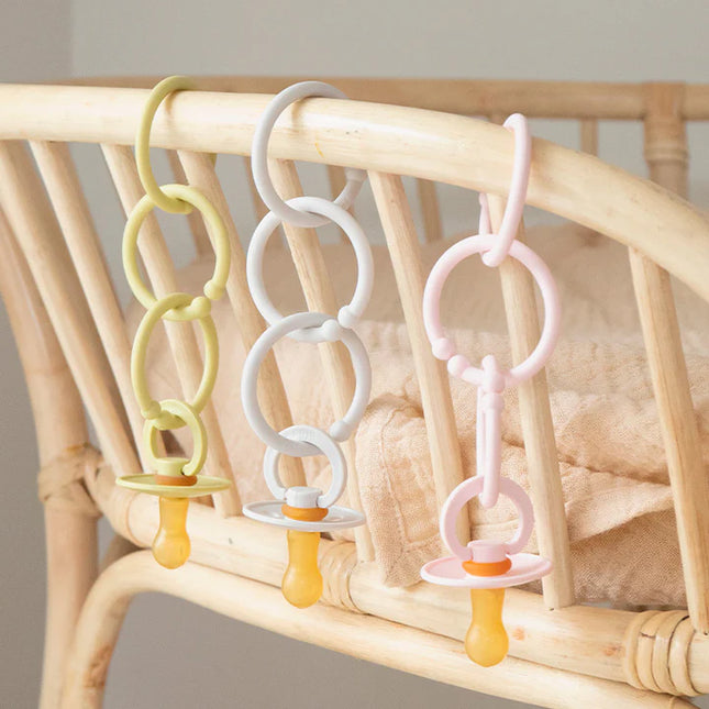 BIBS Hangspeeltje Ringen 12St Haze/Meadow/Blossom