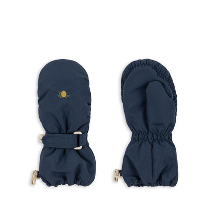 Konges Slojd Nohr Snow Mittens Solid Mood Indigo